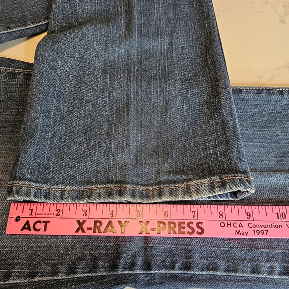 Levi’s 515 Nouveau Boot Cut Jeans Dark Wash Stretch Women's 10S (Short) - Picture 9 of 11